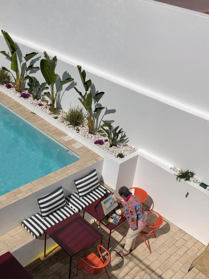 Casa Rosa Villa With Pool In Olhao Centre 外观 照片