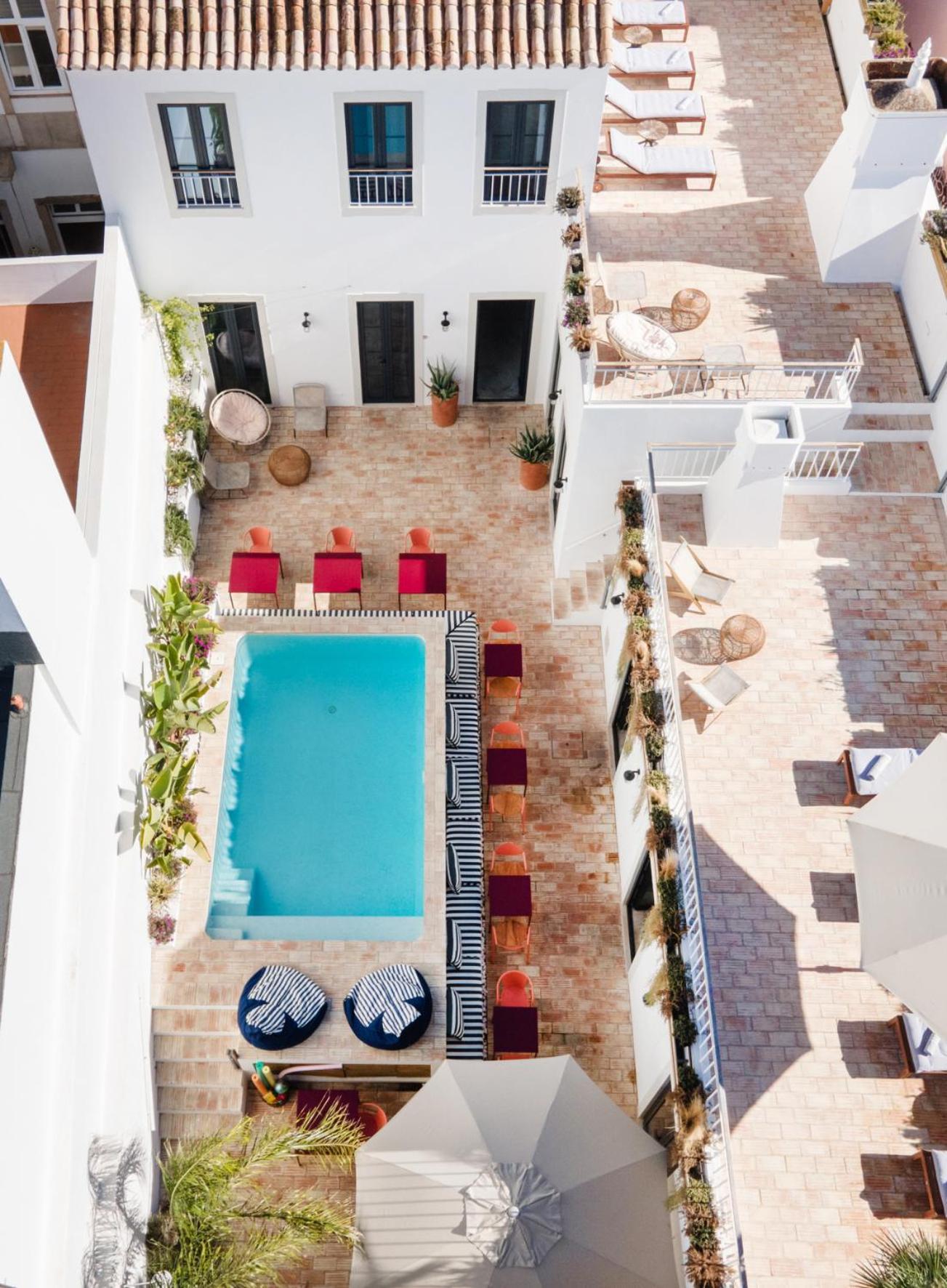 Casa Rosa Villa With Pool In Olhao Centre 外观 照片