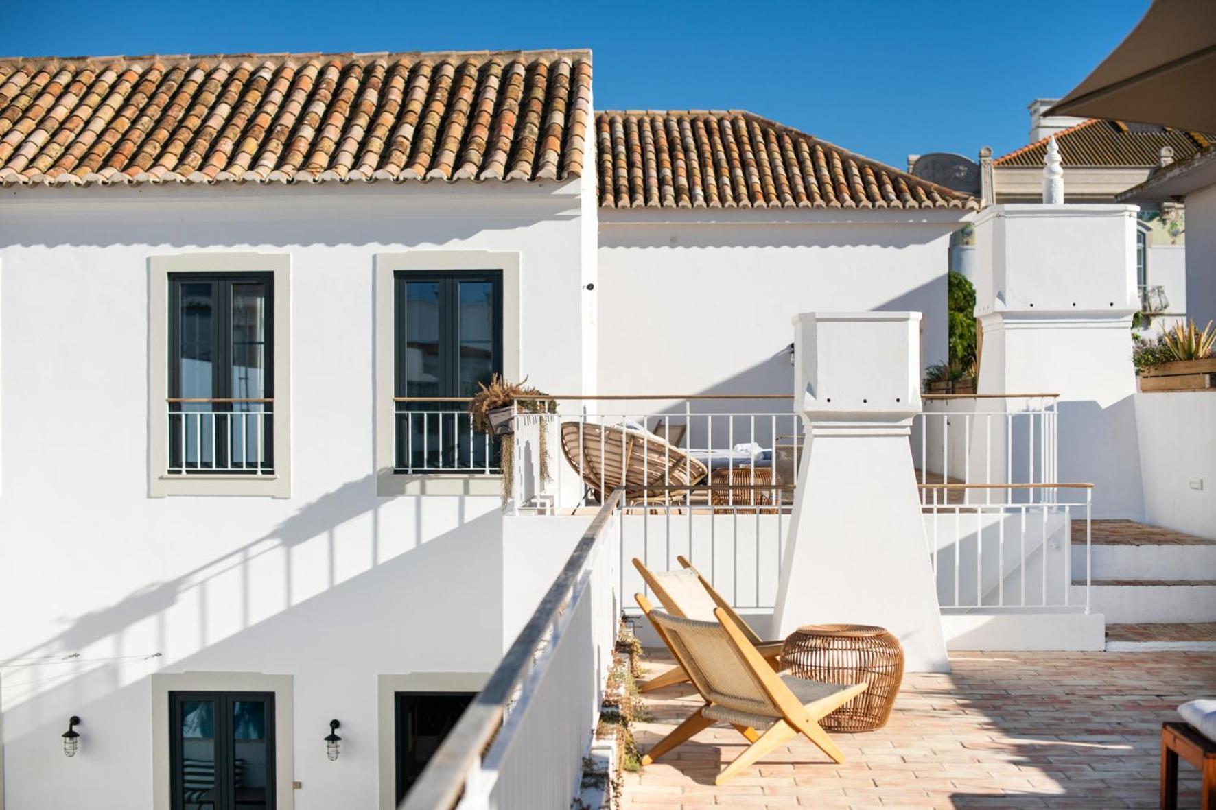 Casa Rosa Villa With Pool In Olhao Centre 外观 照片